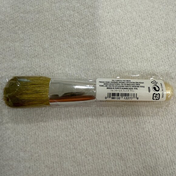 Bare Escentuals Full Flawless Face Brush Makeup Limited Edition Ivory Handle - Picture 4 of 6